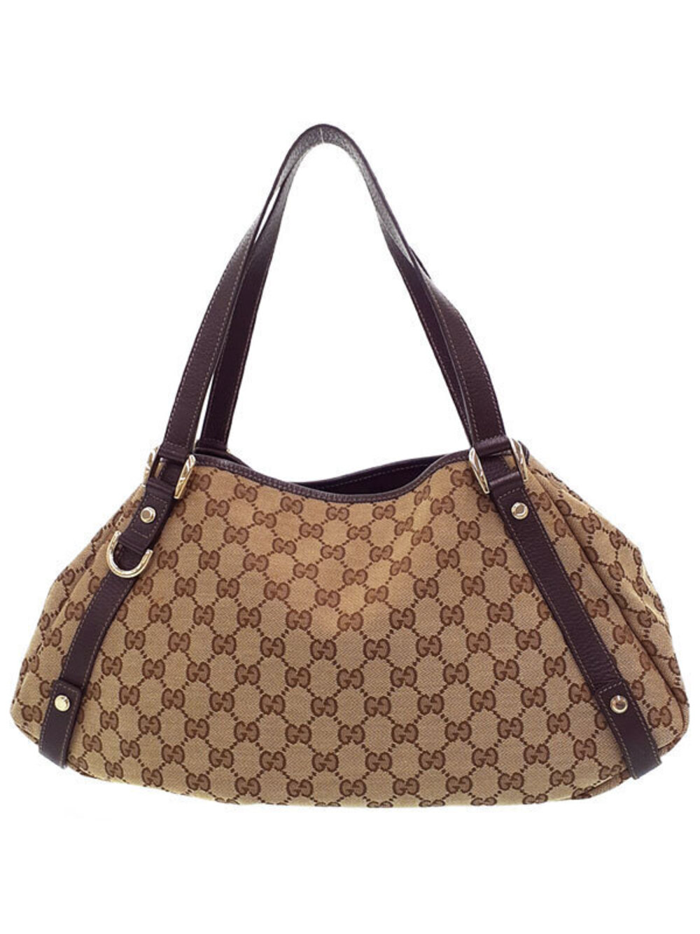 Gucci Abbey GG Canvas Shoulder Tote Bag